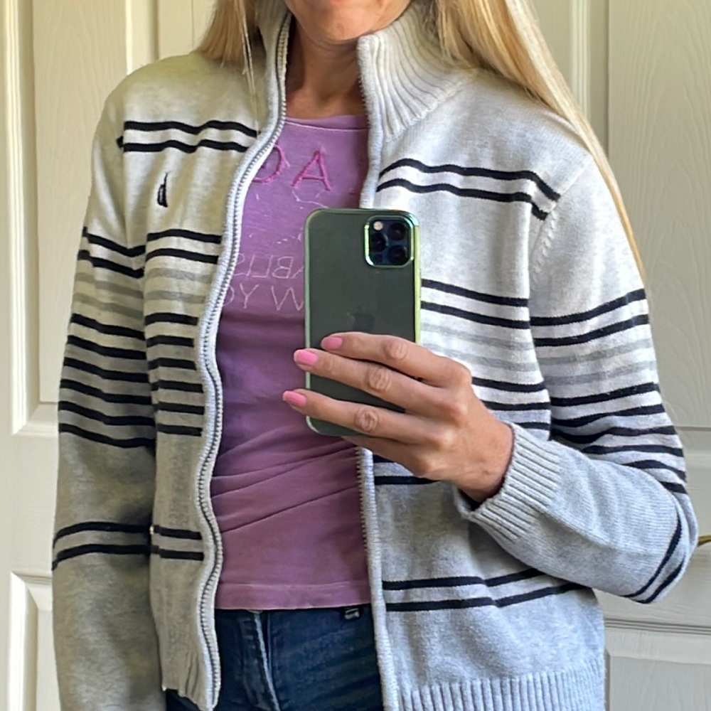 Nautica sweater jacket - Picture 10 of 11